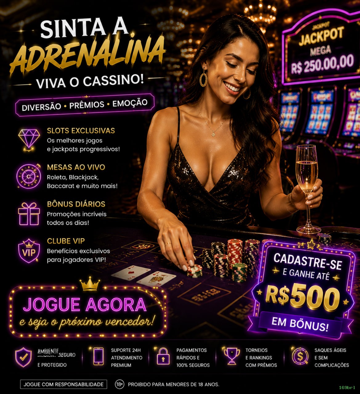 Cassino ao vivo 169brl dealers